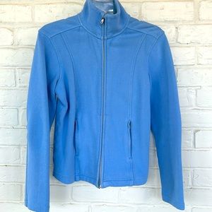 Tommy Bahama blue full zip jacket, small